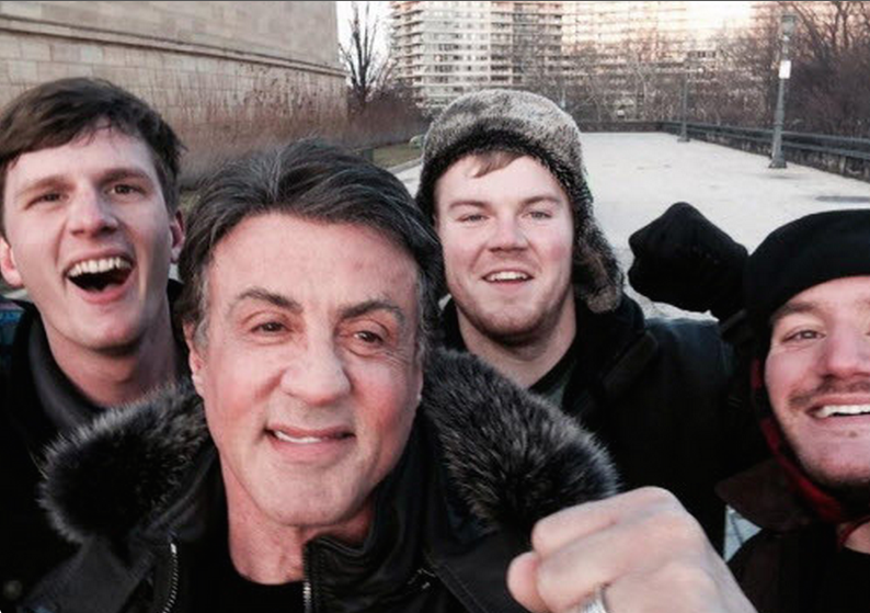 Selfie with Sylvester Stallone