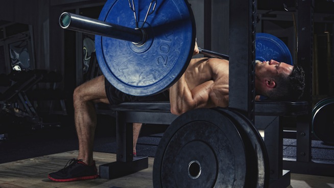 Why You Should Never Bench Press With Your Feet Up_STACK