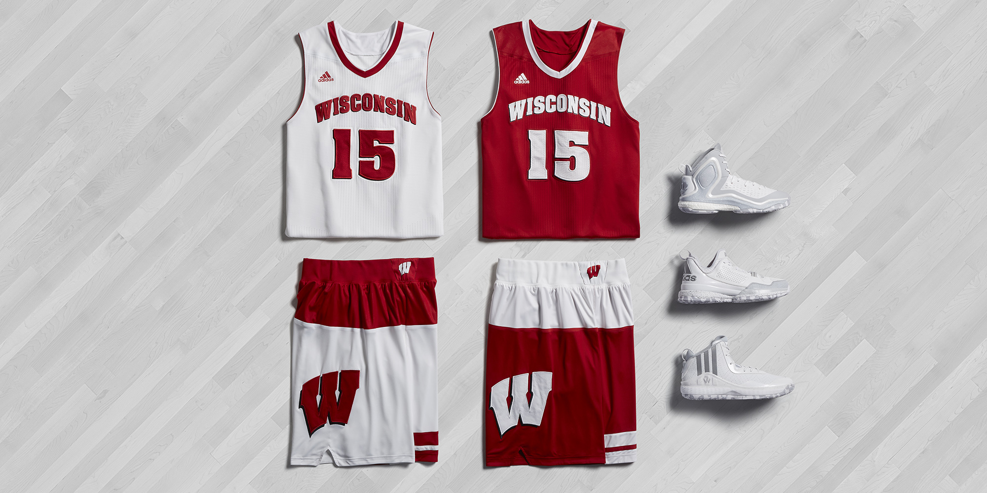 adidas Made in March collection for Wisconsin