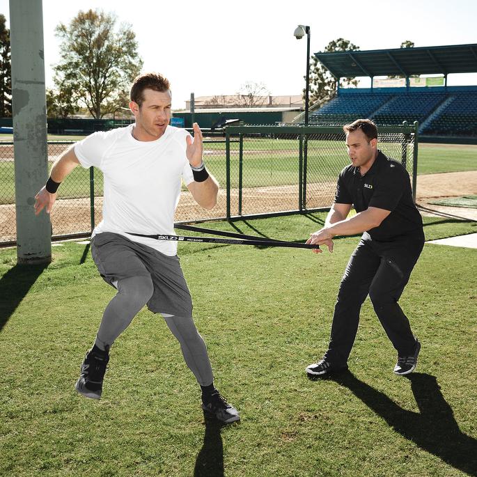 Evan Longoria - Lateral Shuffle with Resistance 