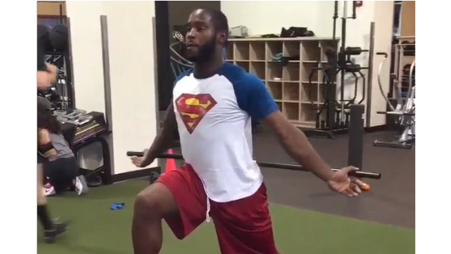 Try This Hip and Chest Opener from NFL Wide Receiver Pierre Garcon