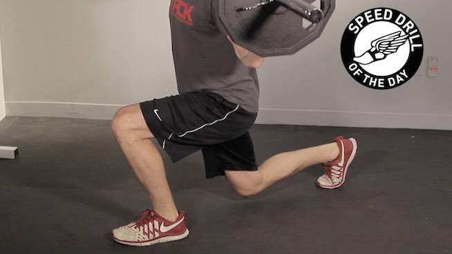Speed Drill of the Day- Reverse Lunges