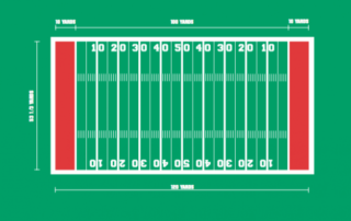 football field dimensions chart