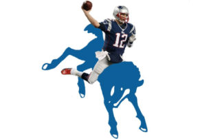 Tom Brady Posts Picture of Himself Riding a Colt