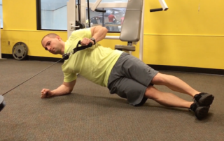 Side Plank with Row