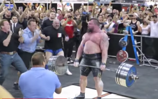 ‘Strongman’ Eddie Hall Sets World Deadlift Record with ‘The Terminator’ on Sidelines