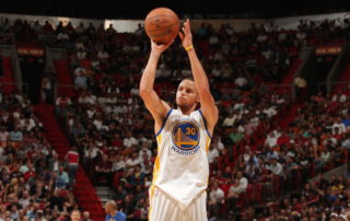 Steph Curry Drains 77-Straight Three Pointers in Practice