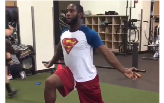 Try This Hip and Chest Opener from NFL Wide Receiver Pierre Garcon