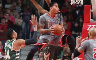 Derrick Rose Makes A Nasty Reverse Layup Showing He Can Still Be an Explosive Player