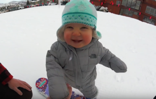 This 1-Year-Old Snowboarder is the Cutest Thing You'll See All Wee