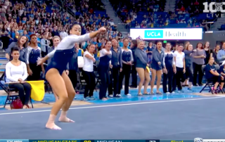 UCLA Gymnast Incorporates Whip and Nae Nae Into Her Floor Routine