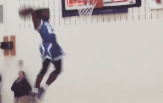 Would-Be Dunker Totally Whiffs on His Slam