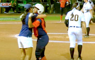 College Softball Player With Torn ACL Gets One Last Hit
