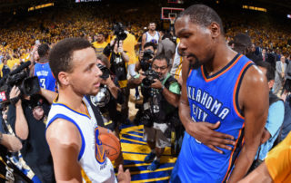 Steph Curry and Kevin Durant