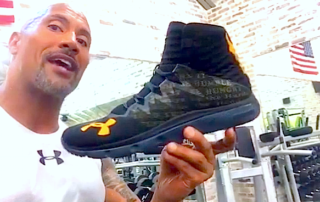 The Rock New Shoe