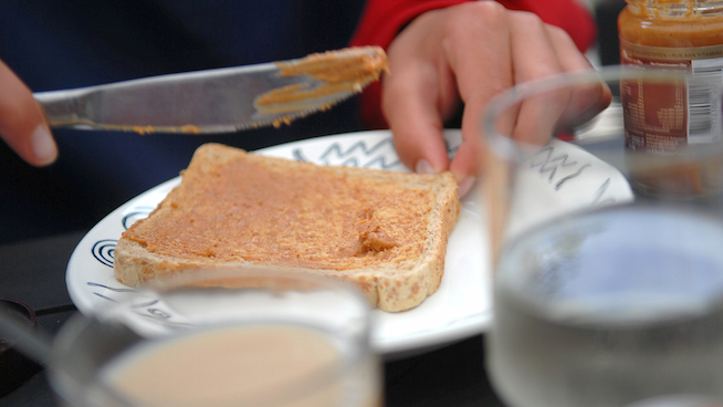 Toast with Peanut Butter
