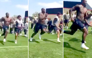 Watch Denver Broncos DeMarcus Ware and Shane Ray Race For $10,000