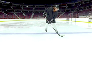 Hockey Defenseman Drills for Improved Backwards Stickhandling