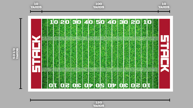 football field dimensions
