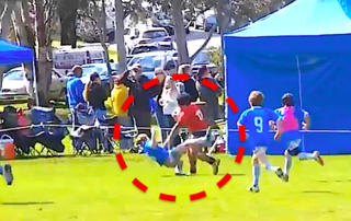 Watch 9-Year-Old Australian Rugby Prodigy Demolish Everything in His Path