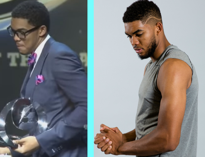 Karl-Anthony Towns Then and Now