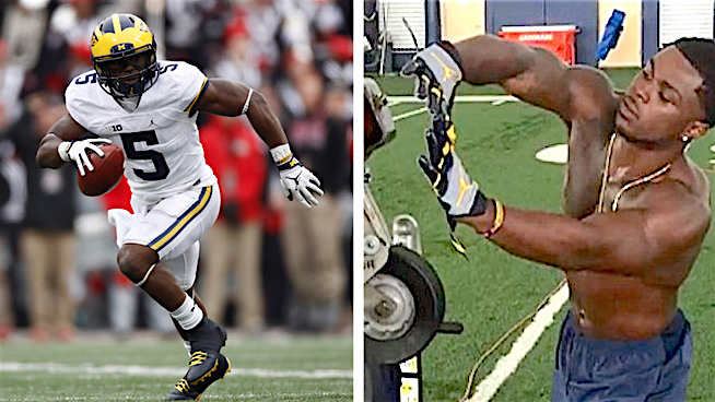 Jabrill Peppers' Crazy JUGS Machine Drill Led to His First Career Interception