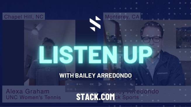 Watch Listen Up: Interview With Alexa Graham of #1 UNC Women’s Tennis